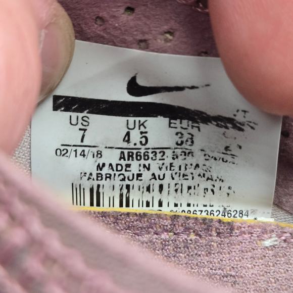 Nike Air Vapormax 2019 Plum Chalk Athletic Gym Daily Sneaker Womens 7 AR6632-500 - Picture 13 of 14